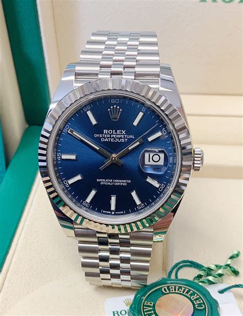 rolex datejust aqua blue|Rolex Datejust blue face 41mm.